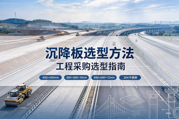 峨眉山沉降板选择方法