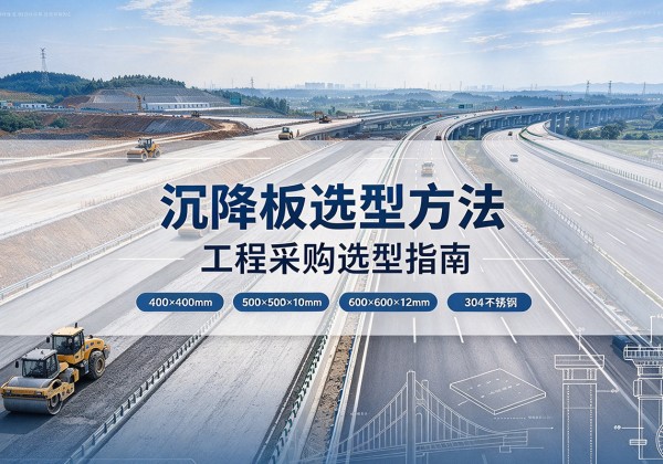 峨眉山沉降板选择方法